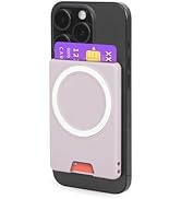 PROfezzion Minimalist Slim Magnetic Wallet, Anti-slip Durable Plastic Card Holder 2-Cards Designe...