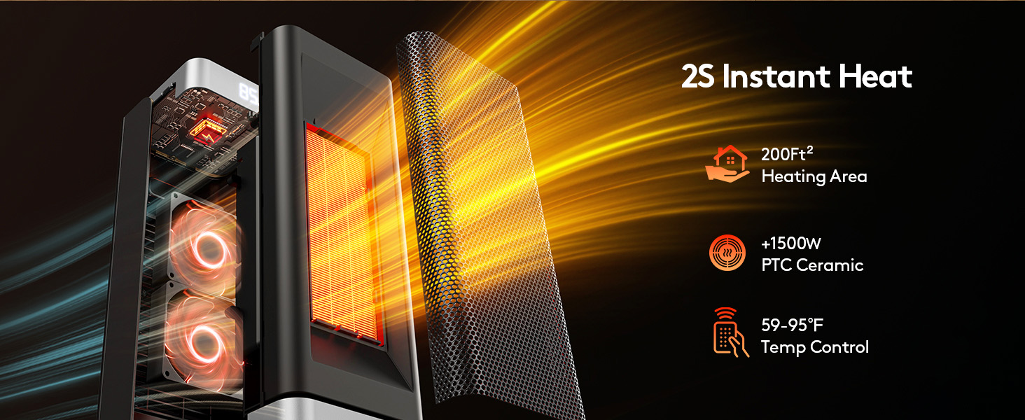 Space heaters for indoor use