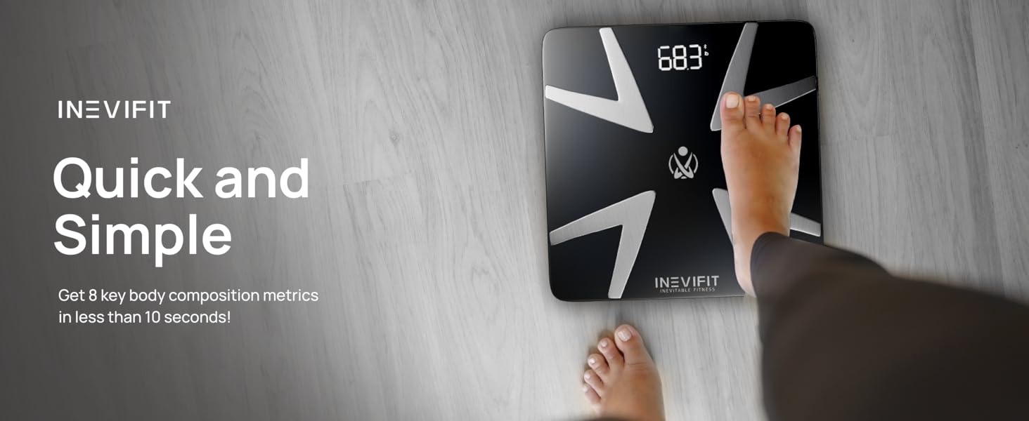 I-BF001 - Bluetooth Smart Body Fat Scale - Premium A+