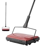 Yocada Carpet Sweeper Cleaner for Home Office Low Carpets Rugs Undercoat Carpets Pet Hair Dust Sc...