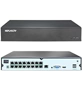 HEFLYCCTV 16CH 4K NVR 16 Port POE Network Video Recorder,Support 8MP/5MP/3MP/2MP/1080P IP PoE Cam...