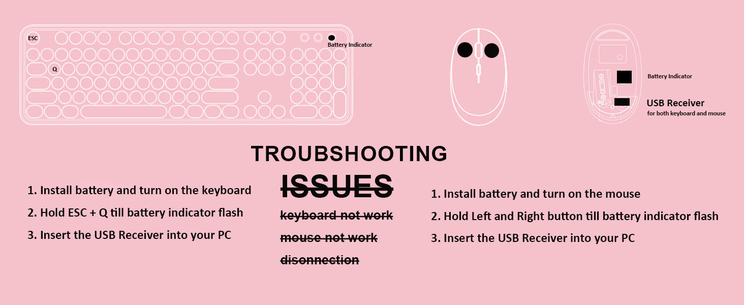 wireless keyboard and mouse