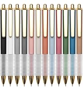 Linbsunne Ballpoint Pens Black Medium Point 1mm Pen with Super Soft Grip Ball Point Pen for Men W...