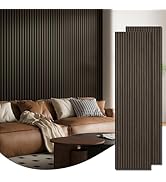 Art3d 2-Pack 94.5" x 24" Acoustic Wood Panels for Wall, 31 sq.ft Soundproof Wood Slat Panels, 3D ...