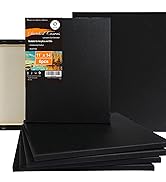 11x14 black stretched canvas