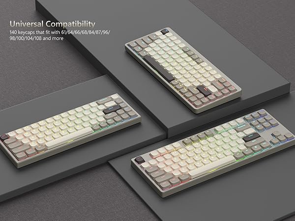 PBT Keycaps Full Size Keyboard Keycaps