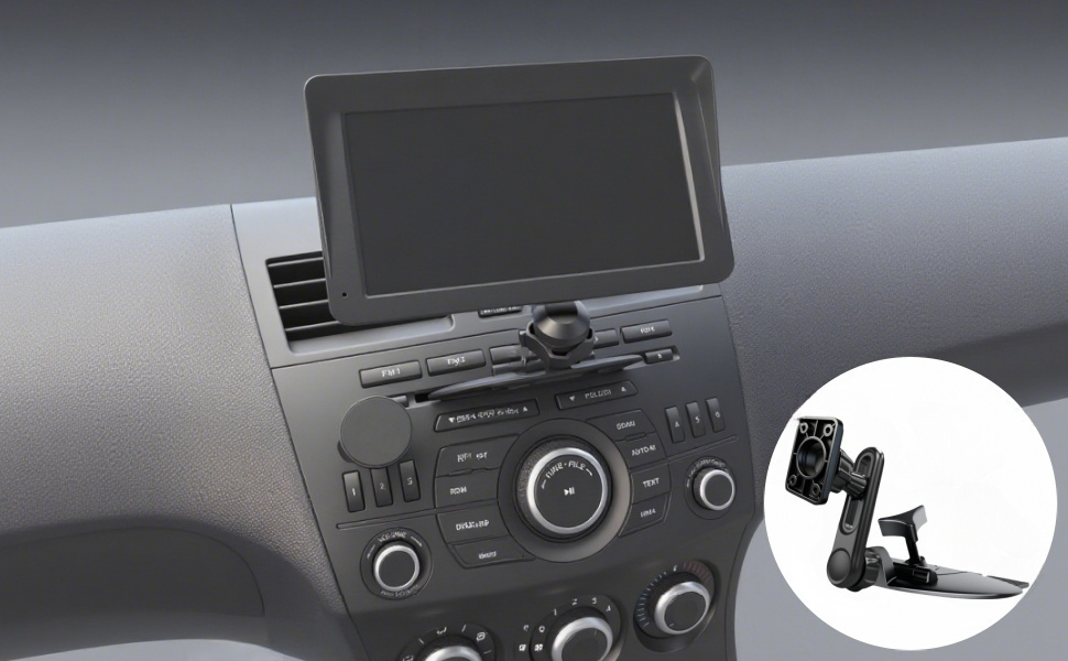 cd mount for carplay screen with screws