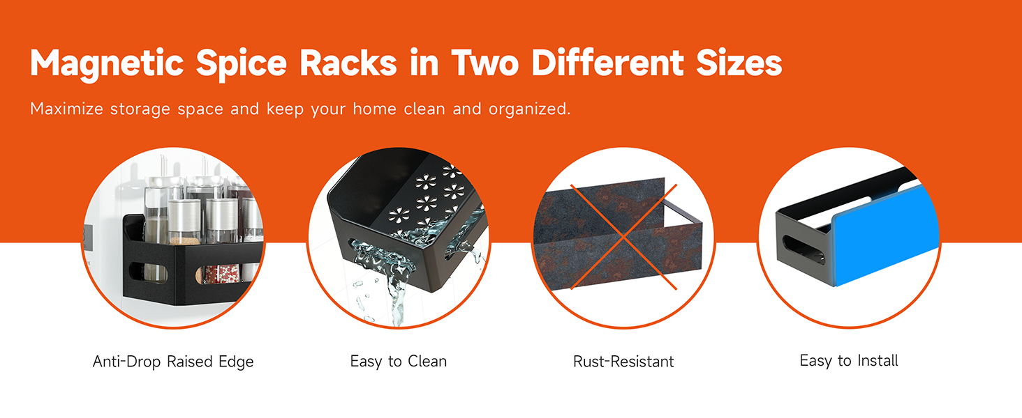 magnetic spice racks