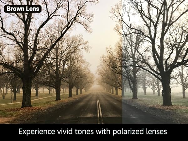 brown lens