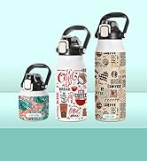 PYD Life 3 Pack Sublimation Water Jugs Bottles Vacuum Flasks White Blanks 32 OZ with Portable Sip...