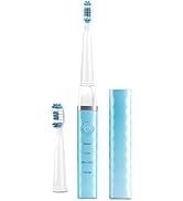 Pop Sonic USB Rechargeable Toothbrush (Hawaiian Blue) - Up to 40,000 Strokes/Min, Long-Lasting Ny...