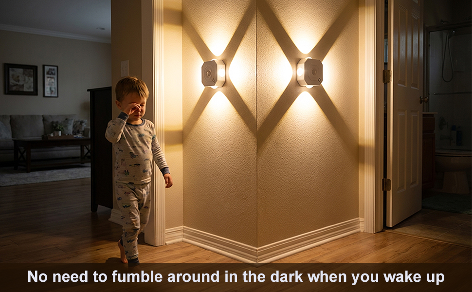 No need to fumble around in the dark when you wake up