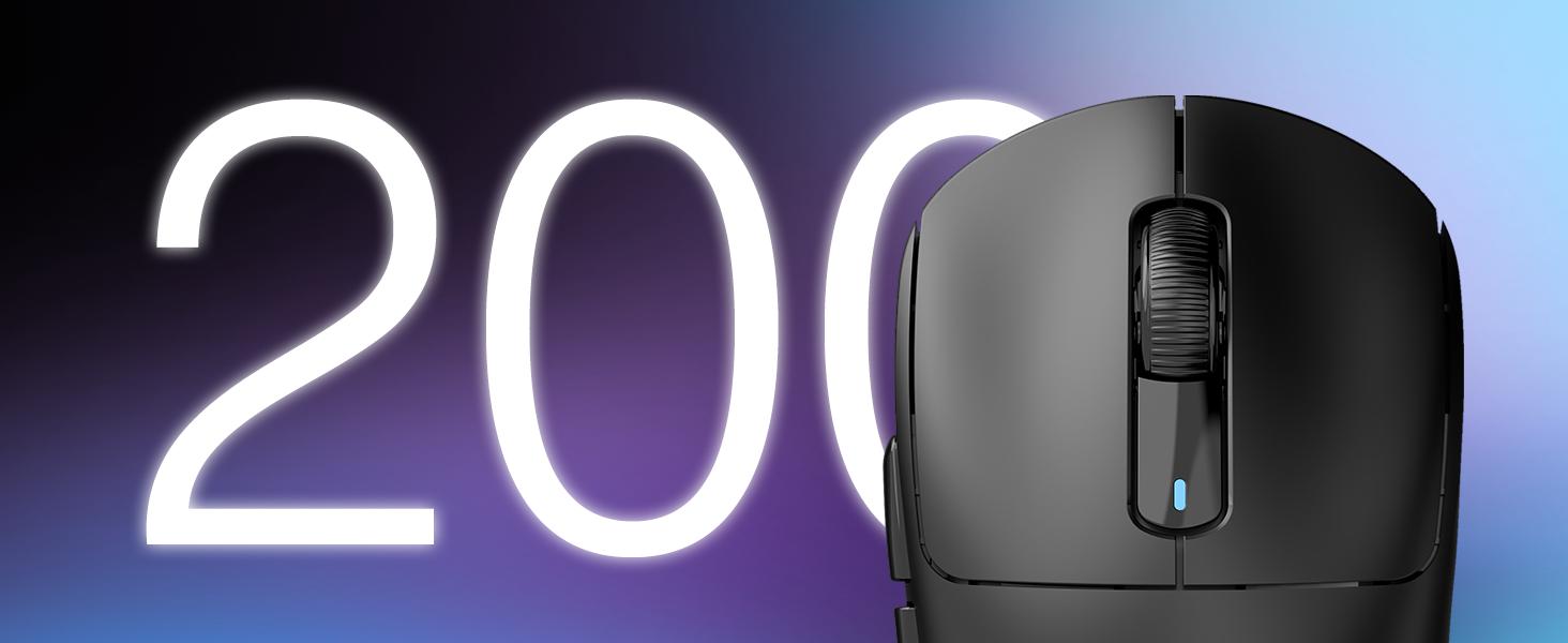 SUPERLIGHT Wireless Gaming Mouse, 49g Ergonomic Computer Mouse