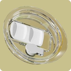 Transparent cover Keep your drink clearly visible