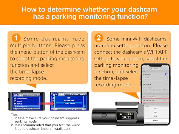 Range Tour Dash Cam Hardwire Kit Mini USB Port, 5V/2.5A (also suitable for 1- 2A)