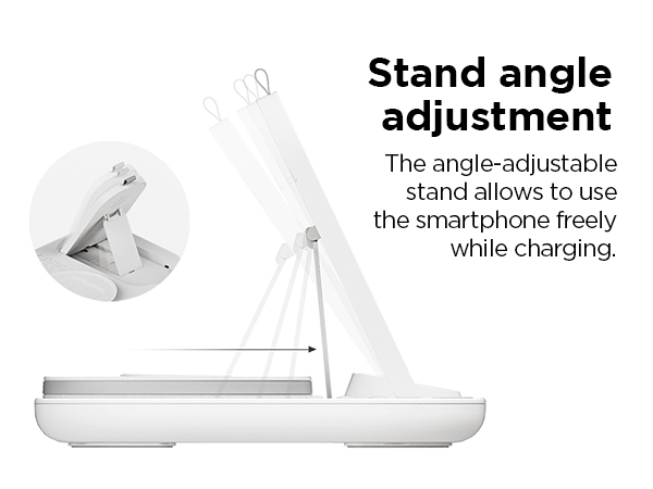 Stand angle adjustment