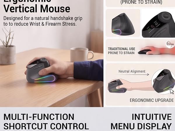Ergonomic Wireless Mouse