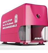 AFMAT PSD3 Electric Pencil Sharpener, Heavy Duty Classroom Pencil Sharpeners for 6-10.8mm Pencils...