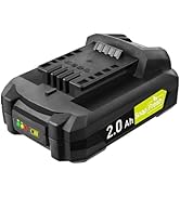 SnapFresh 20V 2.0Ah Li-ion Battery, (Not Compatible with Other Brands), Lithium-Ion Battery Suppo...