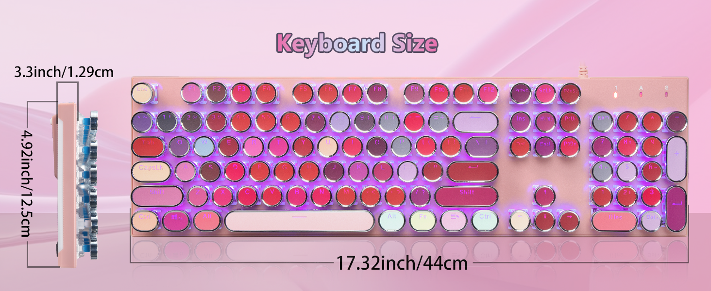 Typewriter keyboard