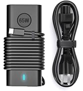 65W USB C Laptop Charger for Dell XPS and Latitude 5000 5420 5520 65W Dell Laptop Charger Type C