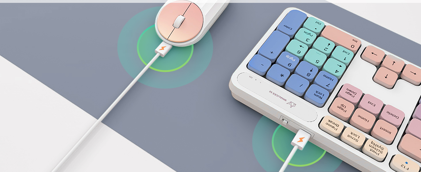 rechargeable keyboard and mouse