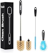 4-in-1 Water Bottle Brush Cleaner, Bottle Brush &amp; Straw Cleaner Brush, Long Handle Water Bottle S...