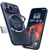 TORRAS 360 Magnetic Stand for iPhone 17 Pro Max Case, [Fit for MagSafe] [4X Military-Grade Protec...