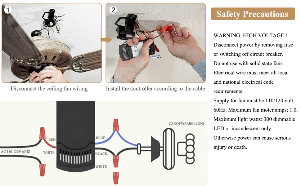 replacement ceiling fan remote for harbor breeze