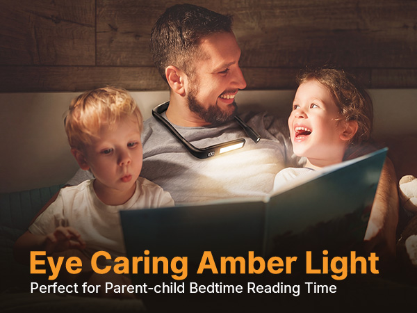 3000K AMBER LIGHT Perfect Book Lights for Reading at Night, Knitting, Book Lovers Gifts