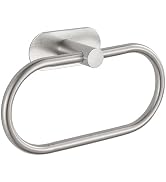 Eolax Towel Bar/Bath Towel Ring, Self Adhesive Hand Towel Ring for Bathroom, Stainless Steel Stic...