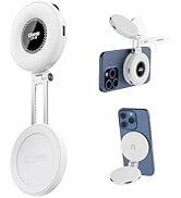 Fill Light for Magsafe LED Phone Light Attachment Selfie Ring Light Brightness Adjustable Compati...