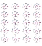 200Pcs Multicolour Cute Mini Shiny Miniature Resin Goldfish Figurines, DIY Terrarium Crafts Ornam...