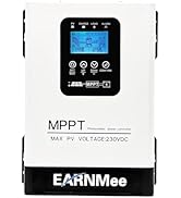 120A MPPT Solar Charge Controller,12V/24V/36V/48V/60V/72V/84V/96V Solar Battery Regulator PV Max ...