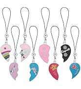 BEEFLYING Cute Charms for Mobile Phone, Kawaii Charms Straps Aesthetic Y2K Cell Phone Pendants Ac...