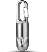 TISUR Small Titanium Pill Case, Keychain Pill Holder Travel Pill Box Container,Portable Pill Orga...