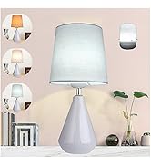 bdayanx Small Bedside Table Lamp for Bedroom - Reading Desk Lamp with 3 Way Dimmable Touch Contro...