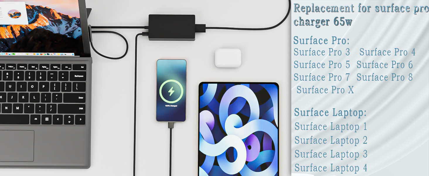 microsoft surface 65w charger