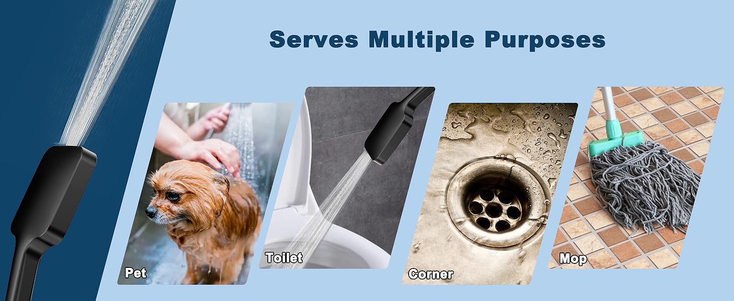 rain shower head extension arm