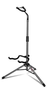 5 CORE Guitar Stand Electric Acoustic Bass Banjo Stand Strong Metal A-Frame Folding Guitar Holder wi...