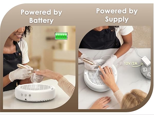 nail fan dust collector