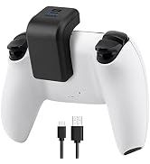 SIKEMAY PS5 Controller Accessories Rechargeable Battery Pack, 1800mAh Fast Charging External Batt...
