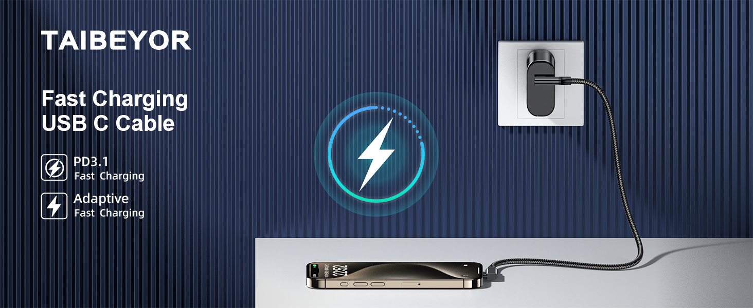 240W USB C to USB C Cable