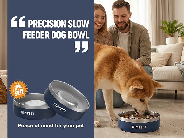 Dog Slow Feeder Bowl