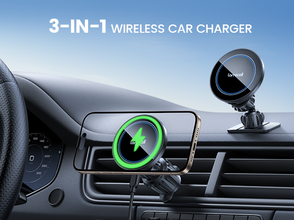 wireless car mount charger
