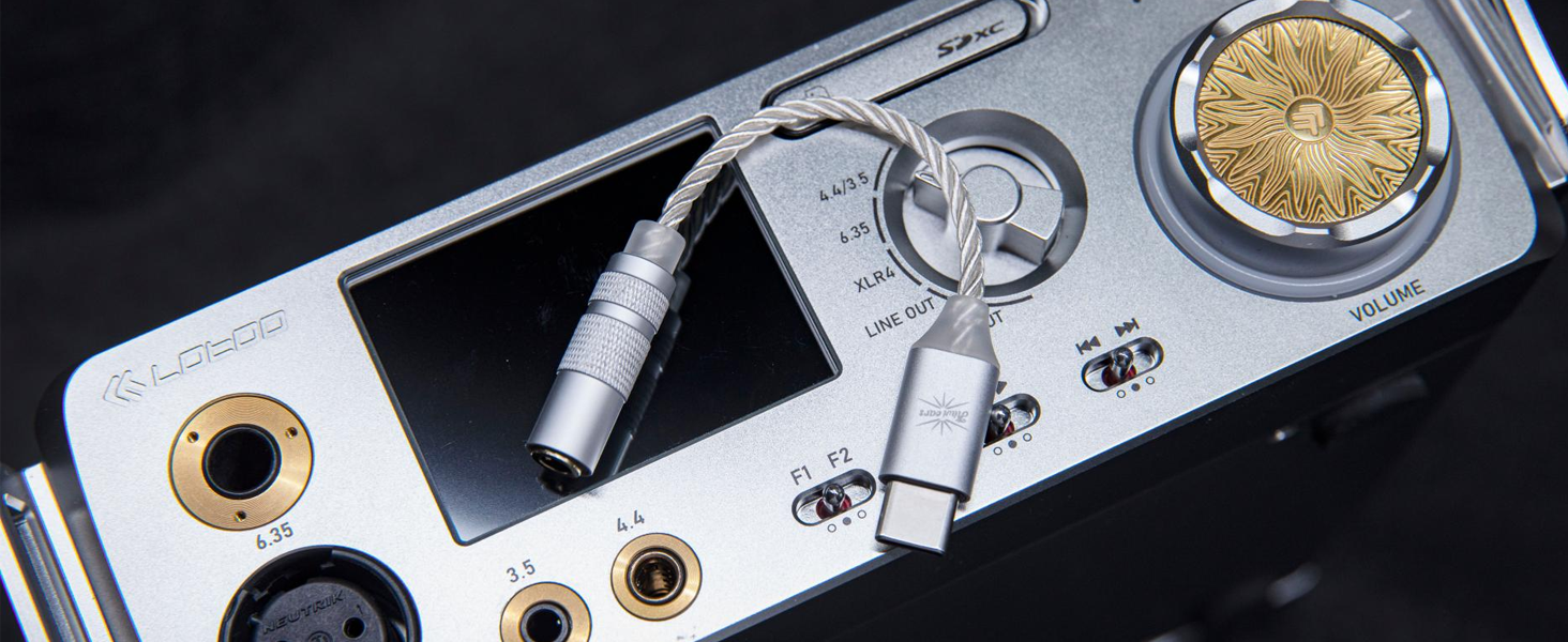 Linsoul Kiwi Ears AD1 Type-C to 3.5mm Female Headphone DAC Adapter Cable