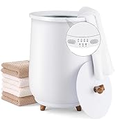 Tangkula Towel Warmer Bucket, 23L Large Luxury Bucket-Style Towel Warmer w/Fragrant Disc Holder, ...