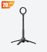 ULANZI MT71 Mini Magnetic Selfie Stick Tripod, Foldable &amp; Lightweight, 180° Tilt, Compatible with...