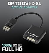 VisionTek DisplayPort to DVI-D Single Link Active Adapter, 7 Inches, Male to Female, for Lenovo, ...