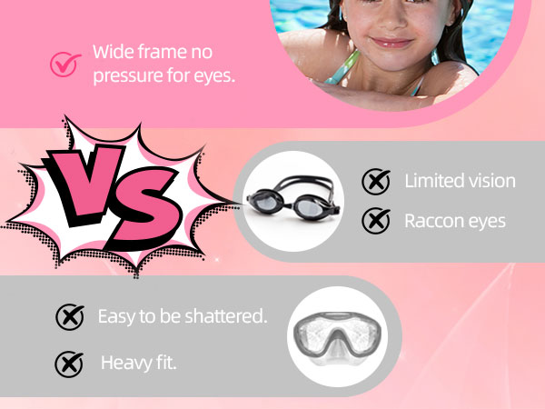 wide vision swim goggles for kids